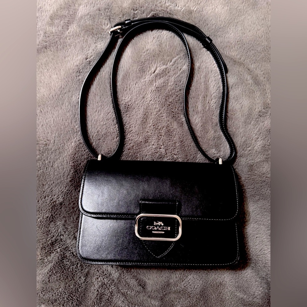 Coach large morgan square crossbody bag